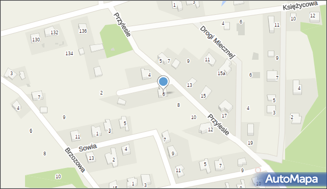 Chrząstawa Wielka, Przylesie, 6, mapa Chrząstawa Wielka