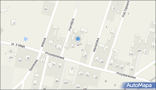 Chrzęsne, Przystankowa, 11, mapa Chrzęsne