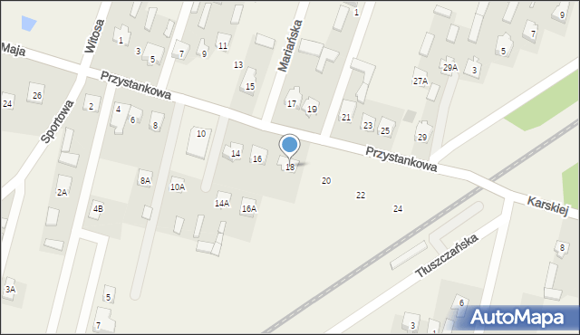 Chrzęsne, Przystankowa, 18, mapa Chrzęsne