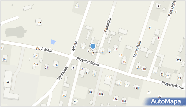 Chrzęsne, Przystankowa, 5, mapa Chrzęsne