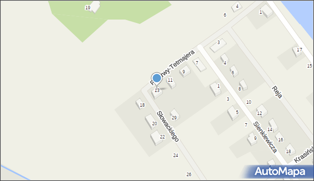 Chwałowice, Przerwy-Tetmajera Kazimierza, 13, mapa Chwałowice