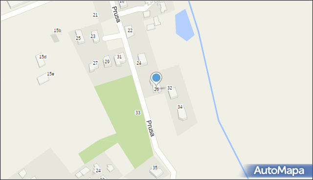 Chwaszczyno, Prusa, 26, mapa Chwaszczyno