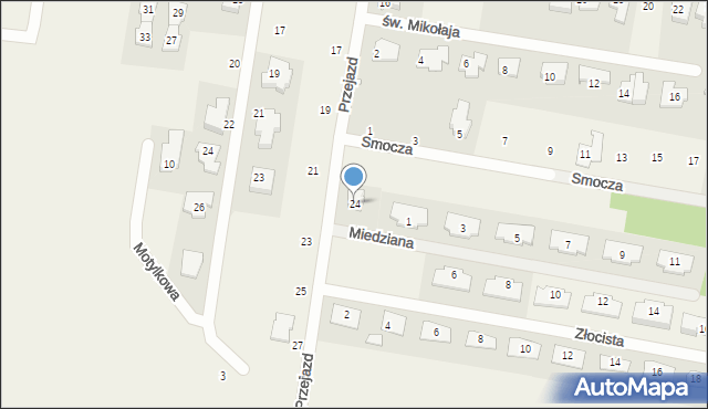 Chylice, Przejazd, 24, mapa Chylice