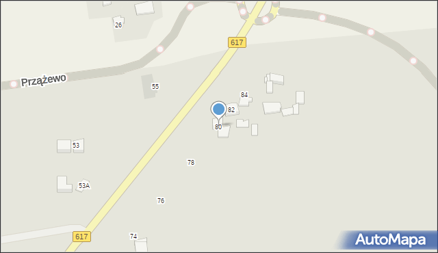 Ciechanów, Przasnyska, 80, mapa Ciechanów