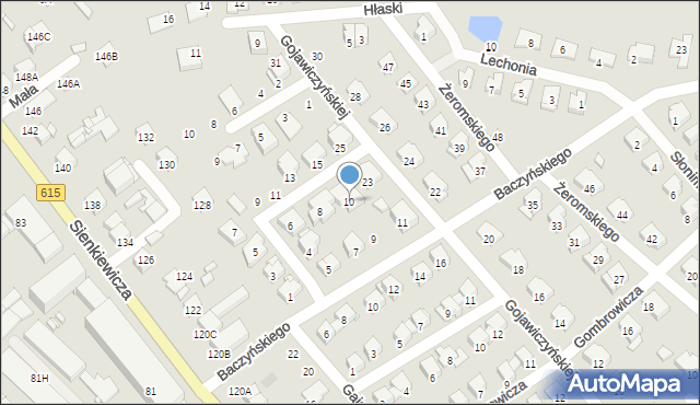 Ciechanów, Przybosia Juliana, 10, mapa Ciechanów