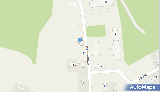 Czarna Dąbrówka, Przemysłowa, 7, mapa Czarna Dąbrówka