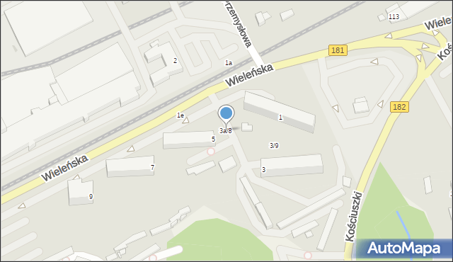 Czarnków, Przemysłowa, 3a/8, mapa Czarnków