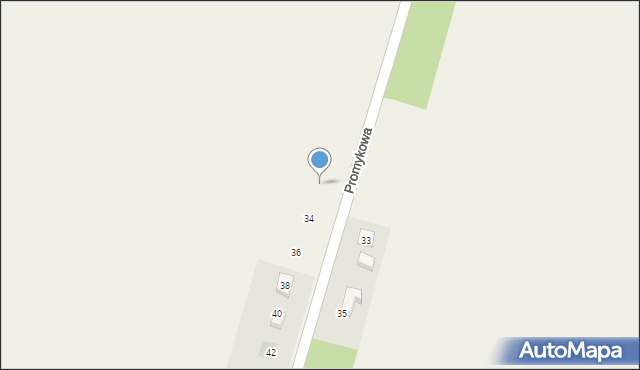 Czarnów, Promykowa, 32, mapa Czarnów