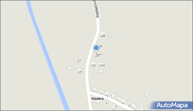 Czeladź, Przełajska, 126, mapa Czeladź