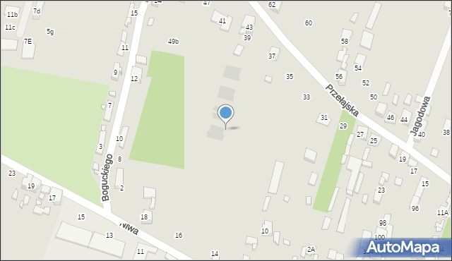 Czeladź, Przełajska, 43g, mapa Czeladź