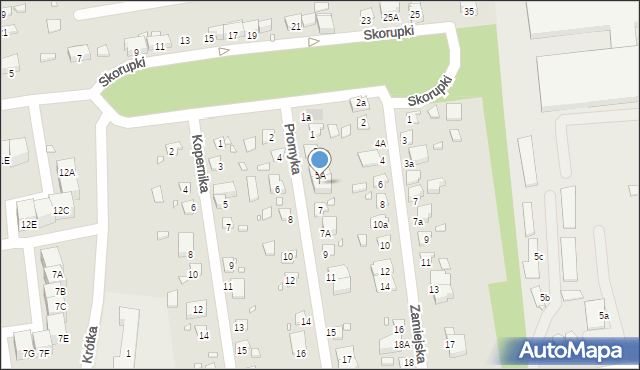 Czeladź, Promyka Kazimierza, 5b, mapa Czeladź