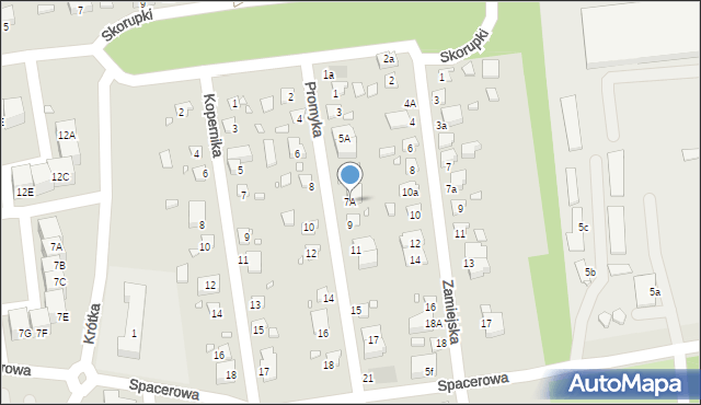 Czeladź, Promyka Kazimierza, 7A, mapa Czeladź