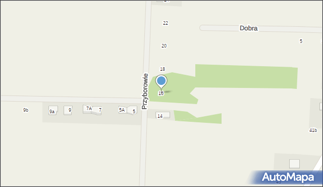 Czersk, Przyborowie, 16, mapa Czersk