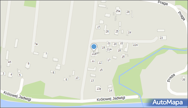 Czerwińsk nad Wisłą, Praga, 11A, mapa Czerwińsk nad Wisłą