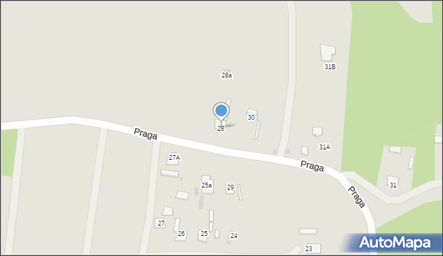 Czerwińsk nad Wisłą, Praga, 28, mapa Czerwińsk nad Wisłą