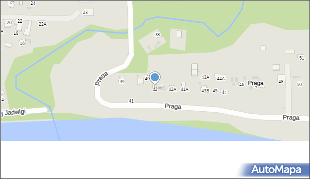 Czerwińsk nad Wisłą, Praga, 42, mapa Czerwińsk nad Wisłą