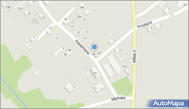 Czerwionka-Leszczyny, Przyjaźni, 6/I, mapa Czerwionka-Leszczyny