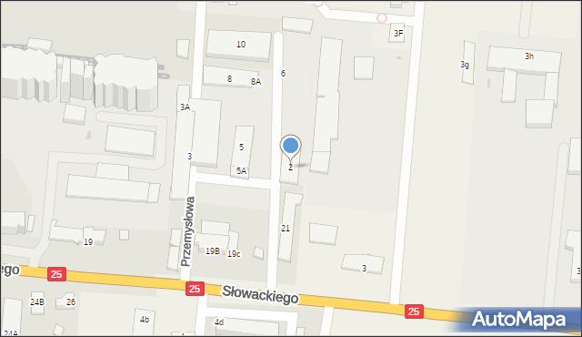 Człuchów, Przemysłowa, 2, mapa Człuchów