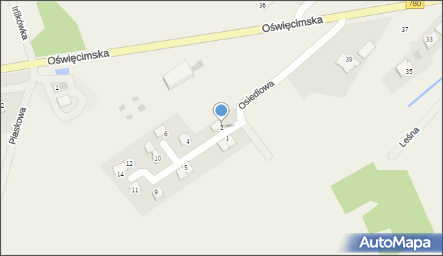 Czułówek, Przy Kajasówce, 2, mapa Czułówek