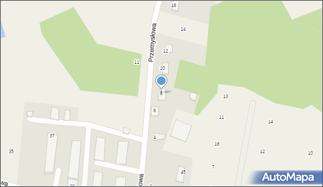 Dąbrowa Chełmińska, Przemysłowa, 8, mapa Dąbrowa Chełmińska