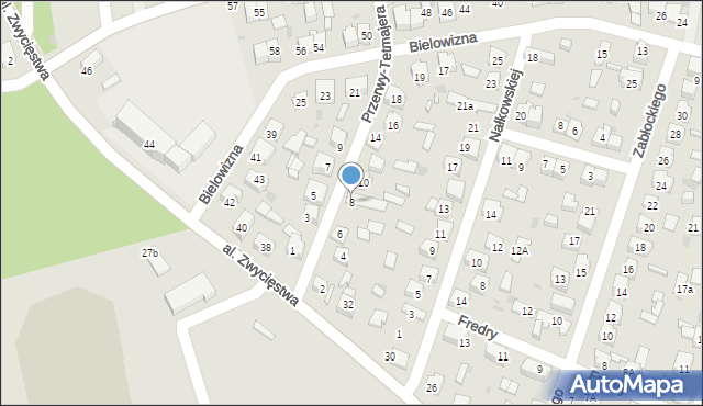 Dąbrowa Górnicza, Przerwy-Tetmajera Kazimierza, 8, mapa Dąbrowa Górnicza