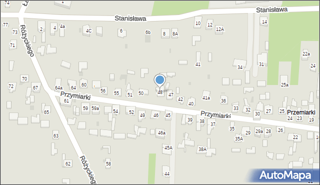 Dąbrowa Górnicza, Przymiarki, 48, mapa Dąbrowa Górnicza