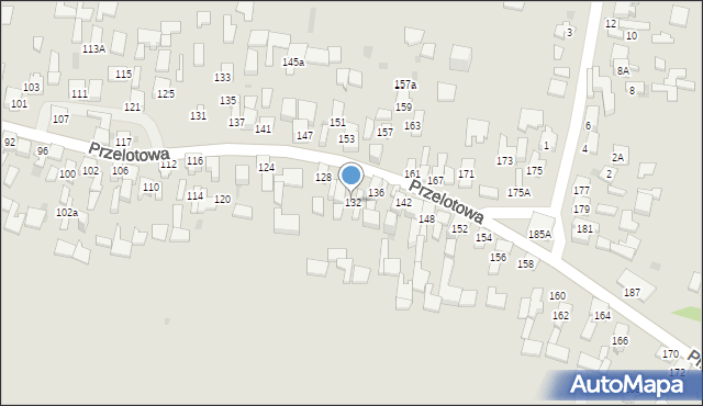 Dąbrowa Górnicza, Przelotowa, 132, mapa Dąbrowa Górnicza