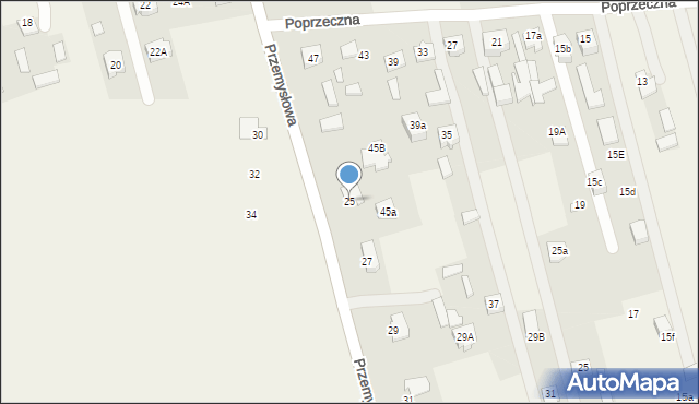 Dębe Wielkie, Przemysłowa, 25, mapa Dębe Wielkie