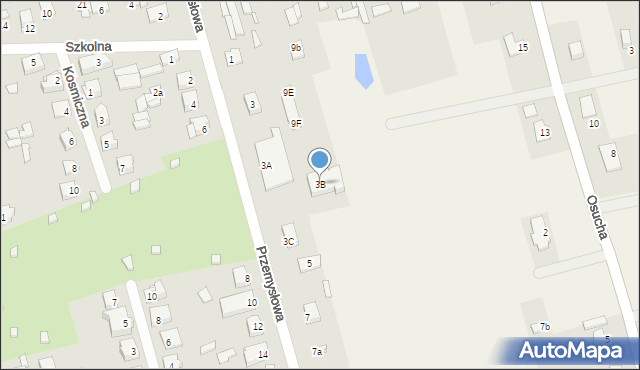 Dębe Wielkie, Przemysłowa, 3B, mapa Dębe Wielkie