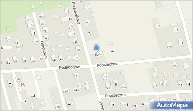 Dębe Wielkie, Przemysłowa, 9a, mapa Dębe Wielkie