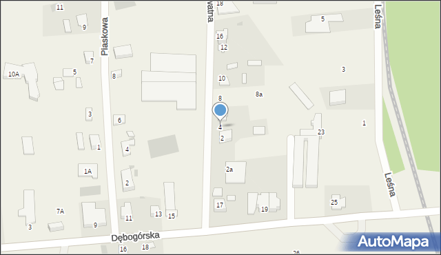 Dębogórze-Wybudowanie, Prywatna, 4, mapa Dębogórze-Wybudowanie