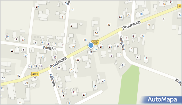 Dobra, Prudnicka, 19, mapa Dobra