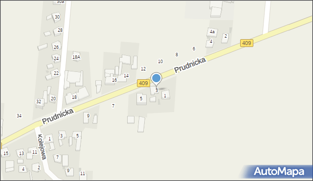 Dobra, Prudnicka, 3, mapa Dobra