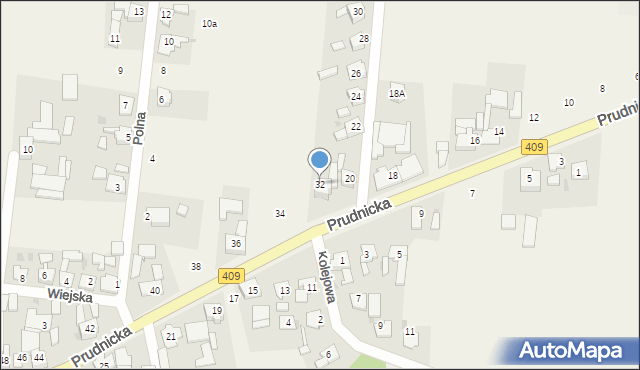 Dobra, Prudnicka, 32, mapa Dobra