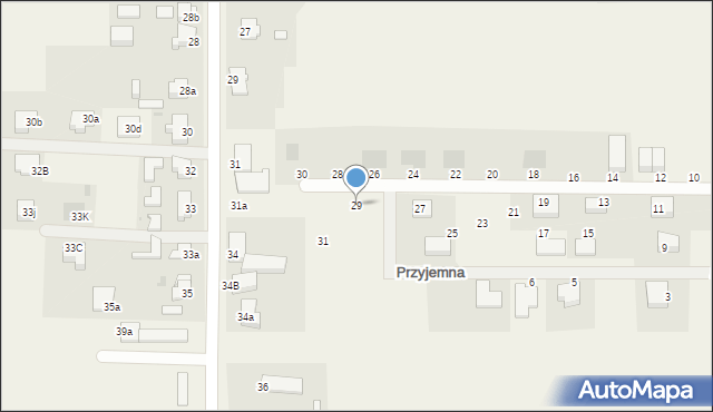 Dobra, Przyjazna, 29, mapa Dobra