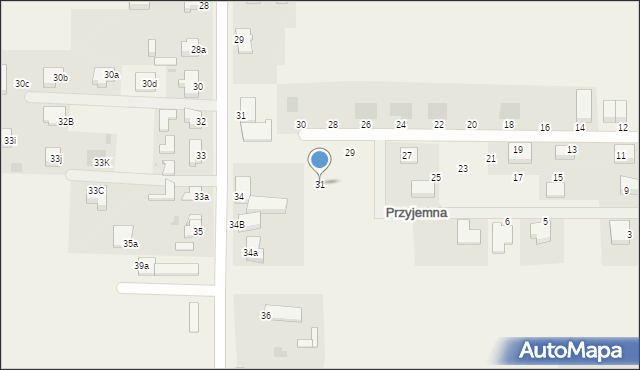 Dobra, Przyjazna, 31, mapa Dobra