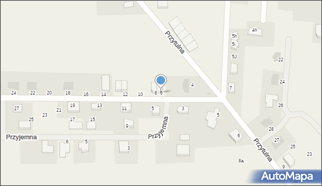 Dobra, Przyjazna, 6, mapa Dobra