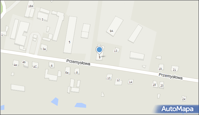 Dobre, Przemysłowa, 9, mapa Dobre