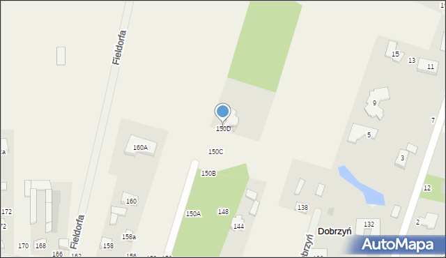 Dobrzyń, Prosta, 150D, mapa Dobrzyń