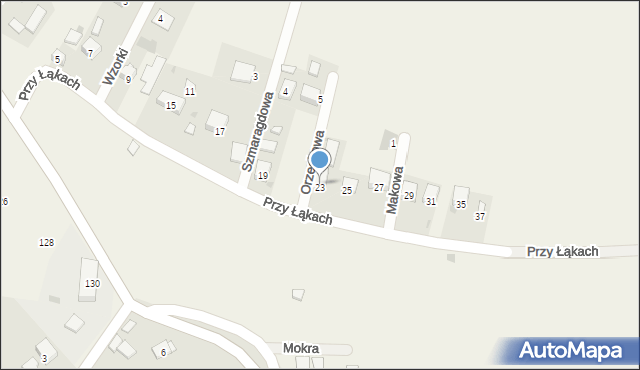 Dojazdów, Przy Łąkach, 23, mapa Dojazdów
