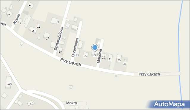 Dojazdów, Przy Łąkach, 27, mapa Dojazdów