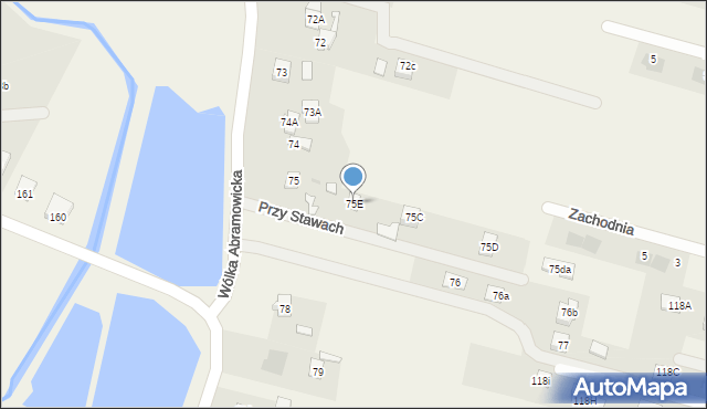 Dominów, Przy Stawach, 3, mapa Dominów