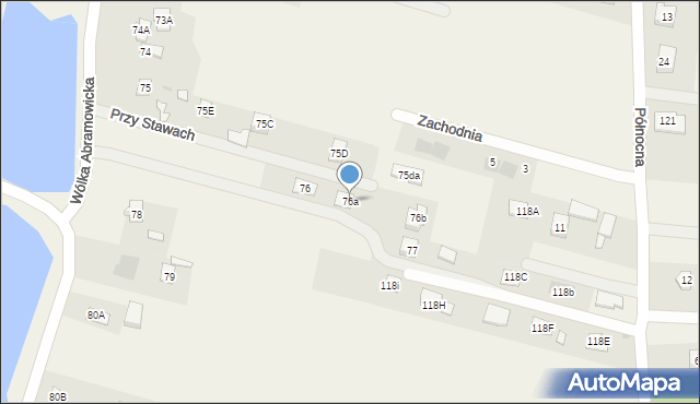 Dominów, Przy Stawach, 6, mapa Dominów