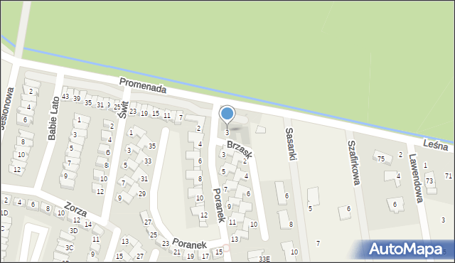 Dopiewiec, Promenada, 3, mapa Dopiewiec