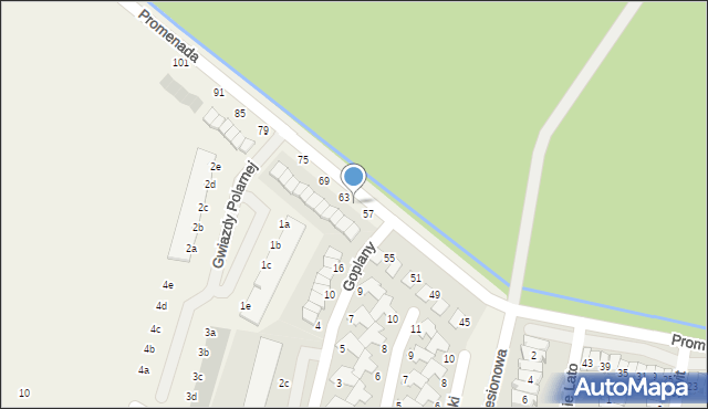 Dopiewiec, Promenada, 61, mapa Dopiewiec