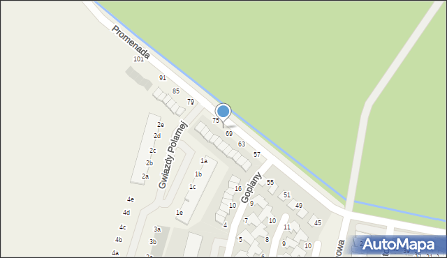 Dopiewiec, Promenada, 71, mapa Dopiewiec