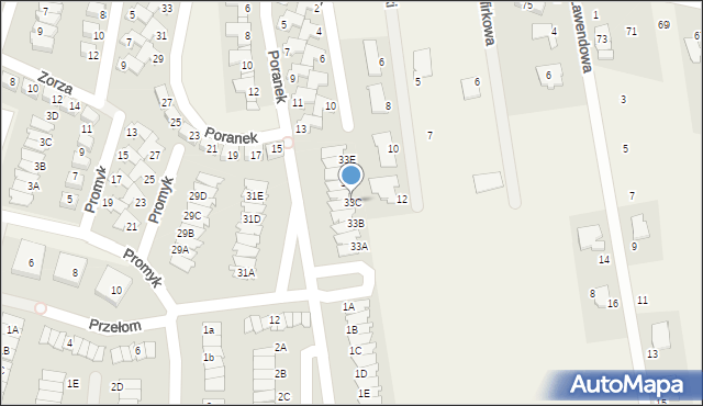 Dopiewiec, Promyk, 33C, mapa Dopiewiec