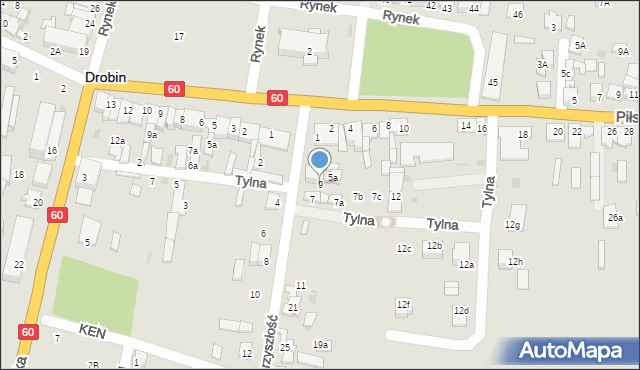 Drobin, Przyszłość, 9, mapa Drobin