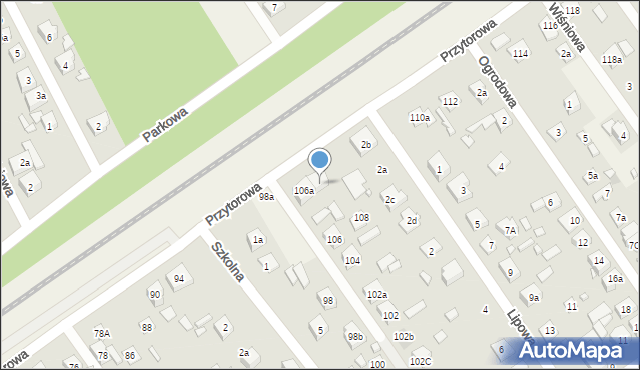 Duczki, Przytorowa, 108a, mapa Duczki
