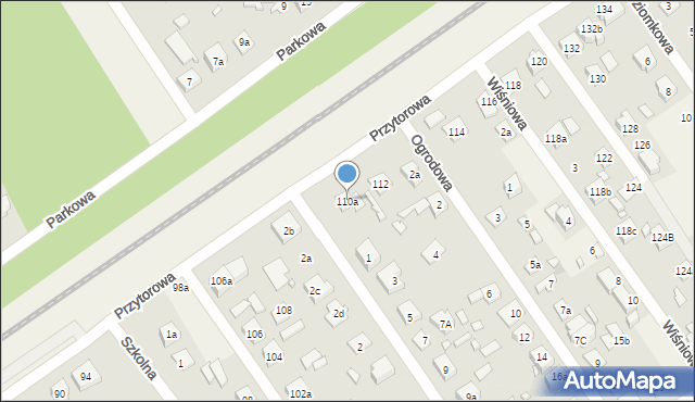 Duczki, Przytorowa, 110a, mapa Duczki